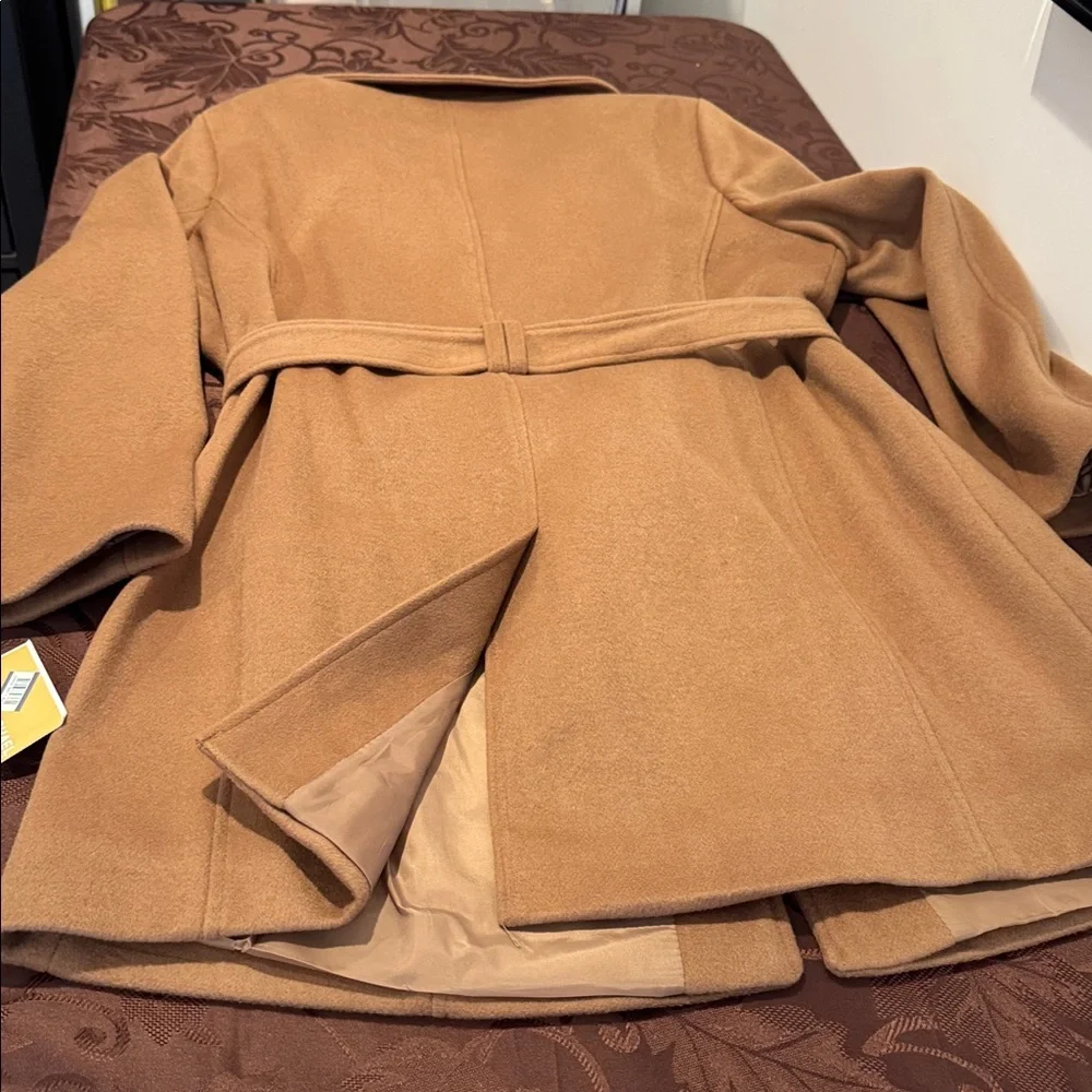 🎉HP🎉MK Full Zip Wool Blend Coat. Ladies XL - Picture 11 of 14